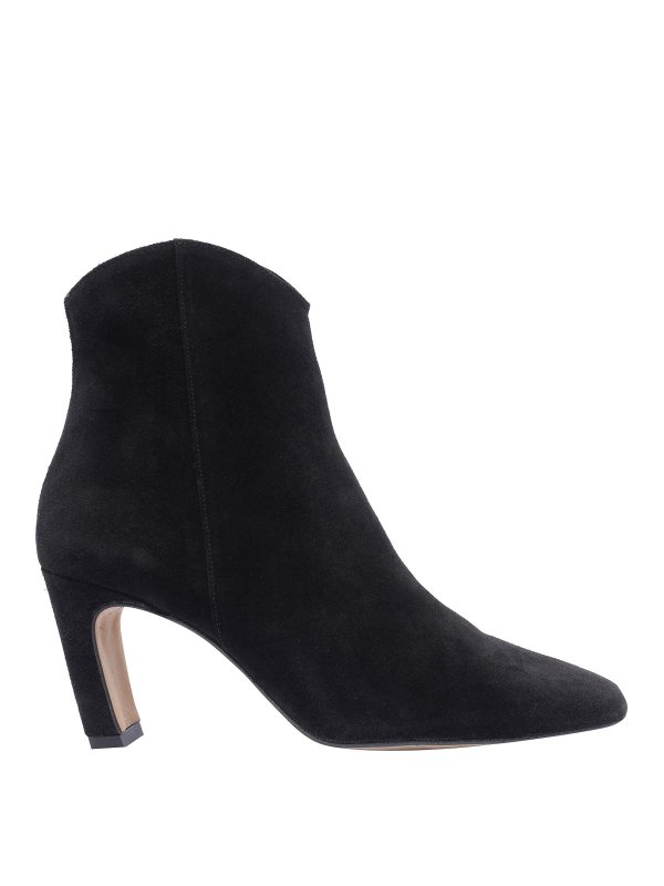 ANGEL ALARCON: ankle boots - Black Pump Booties