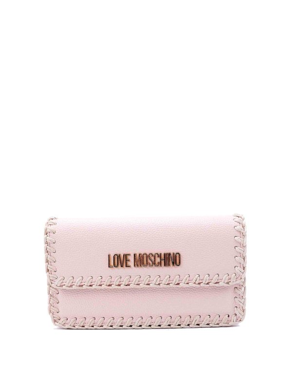 LOVE MOSCHINO: クロスボディバッグ - クロスボディバッグ - ピンク