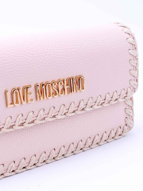 クロスボディバッグ - ピンク shop online: LOVE MOSCHINO