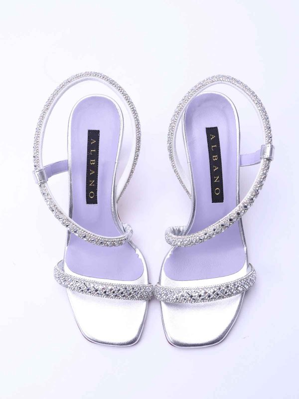 サンダル - 銀 shop online: ALBANO