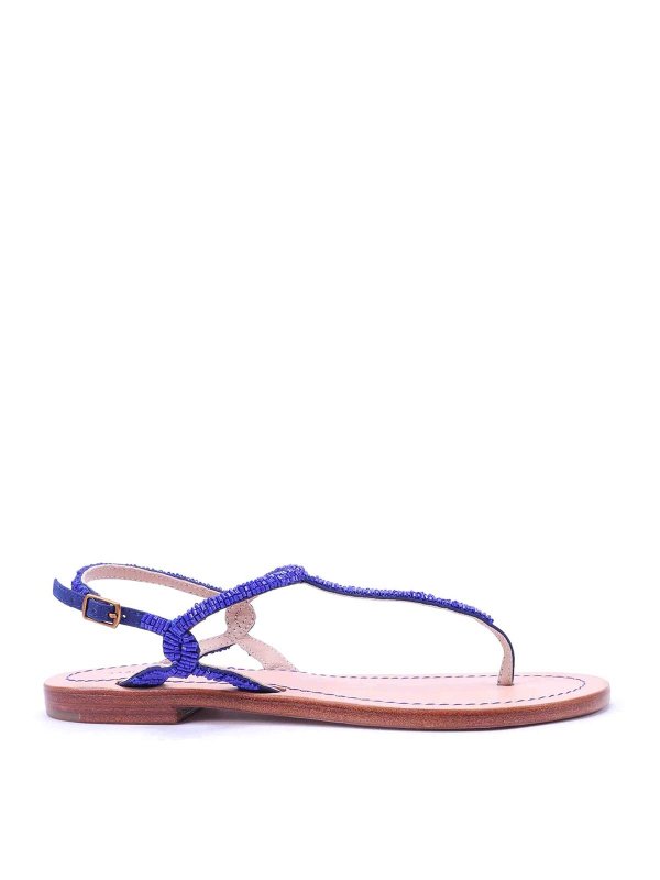 MALIPARMI: Sandalias - Sandalias - Lavado Oscuro