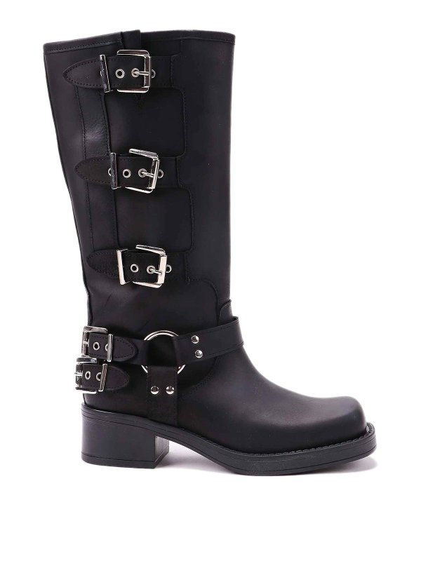 IMMA ALBERGO: Bottes - Bottes - Noir