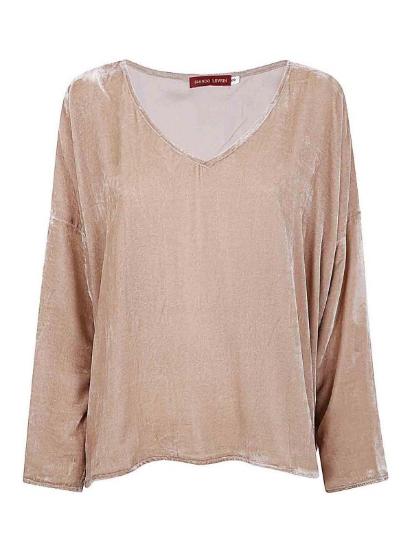 BIANCO LEVRIN: shirts - Bria Shirt