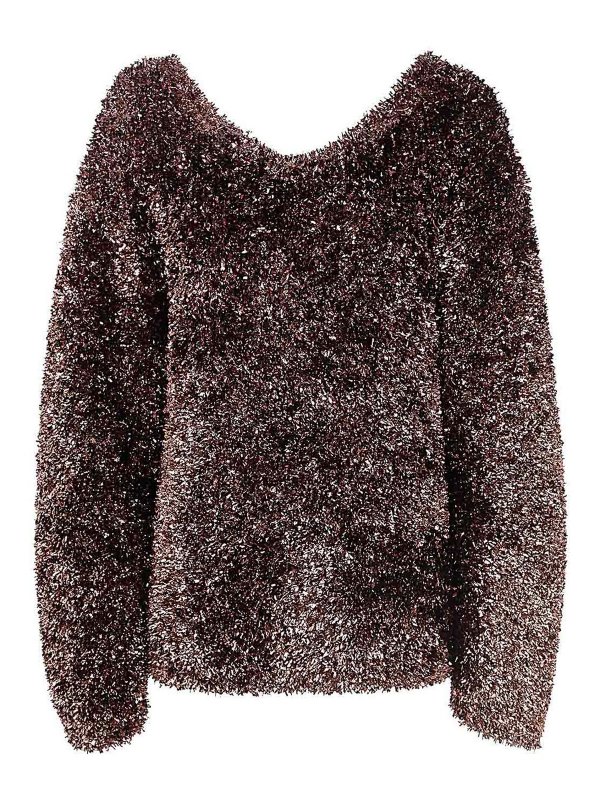 DRIES VAN NOTEN: ボートネック - ボートネック - ブラウン