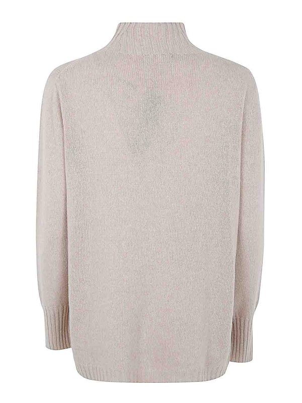 DRUMOHR: Strickpullover mit Rundhalsausschnitt online - Rundhalspullover - Nude