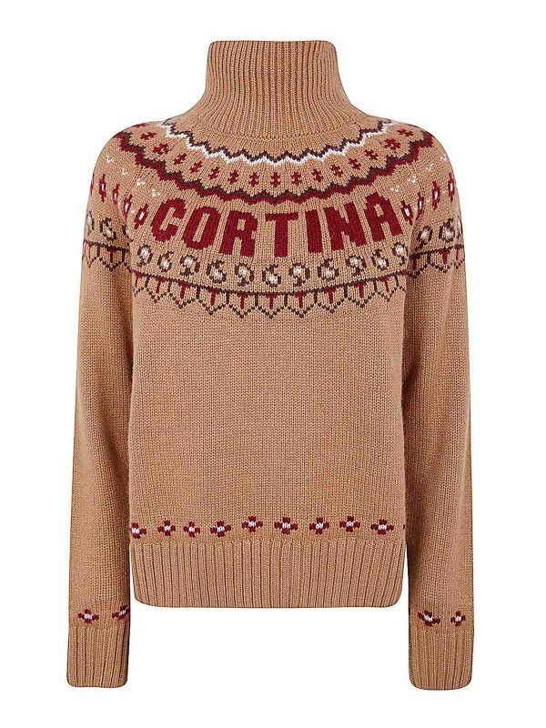 MC2 SAINT BARTH: Pull col rond - Pull Col Rond - Marron