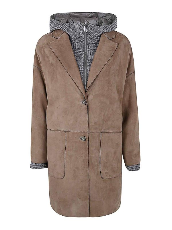 THE JACK AND JACKIE LEATHERS: Casualjacken - Casualjacke - Braun