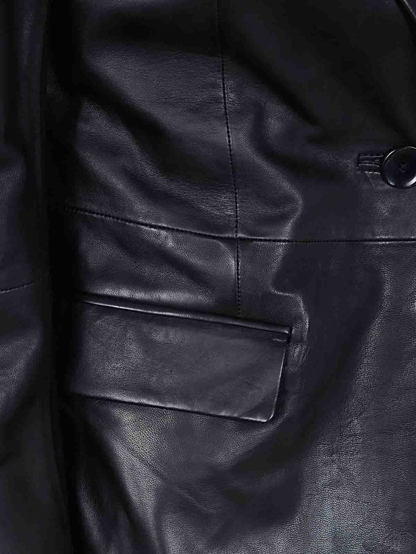 The Best Shops THE JACK AND JACKIE LEATHERS: カジュアルジャケット - カジュアルジャケット - 黒