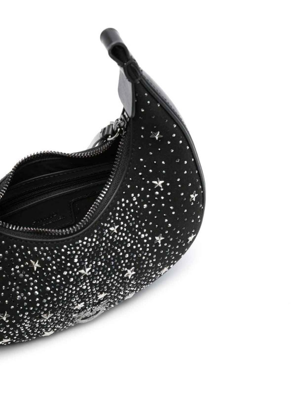 Brioche Hobo Mini Full Strass Bag shop online: Pinko
