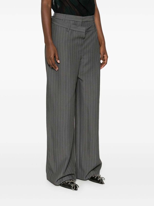 The Best Shops Acne Studios: カジュアルトラウザー - カジュアルパンツ - グレー