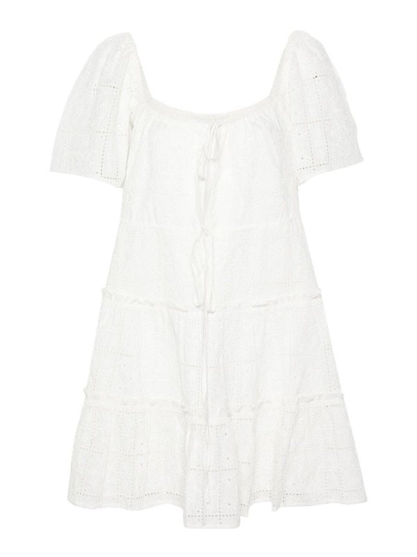 GANNI: ニーレングスドレス - 膝丈ドレス - 黒