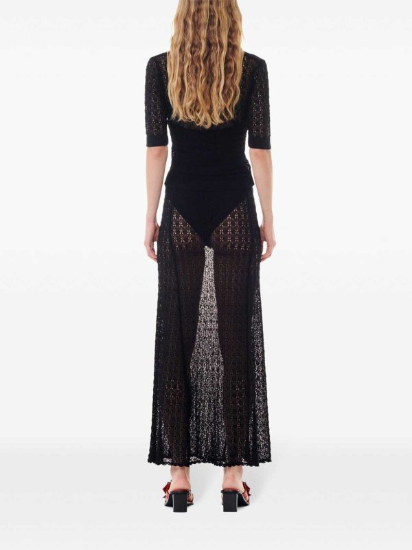 The Best Shops GANNI: ポロシャツ - ポロシャツ - 黒