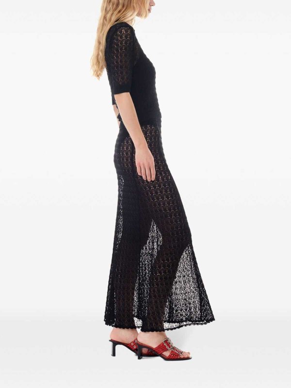 GANNI buy online ポロシャツ - 黒