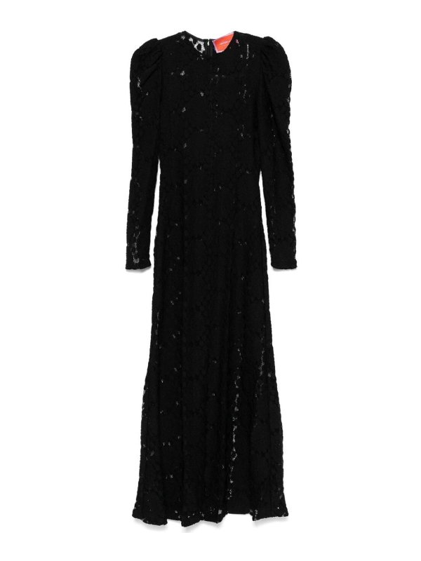 LA DOUBLEJ: Knielange Kleider - Knielanges Kleid - Schwarz