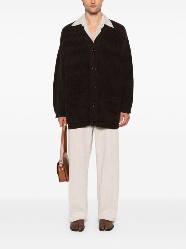 LEMAIRE: short coats online - Felted Cardi Coat