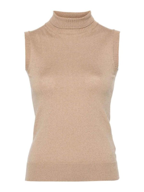 SPORTMAX: クルーネック - クルーネック - ベージュ