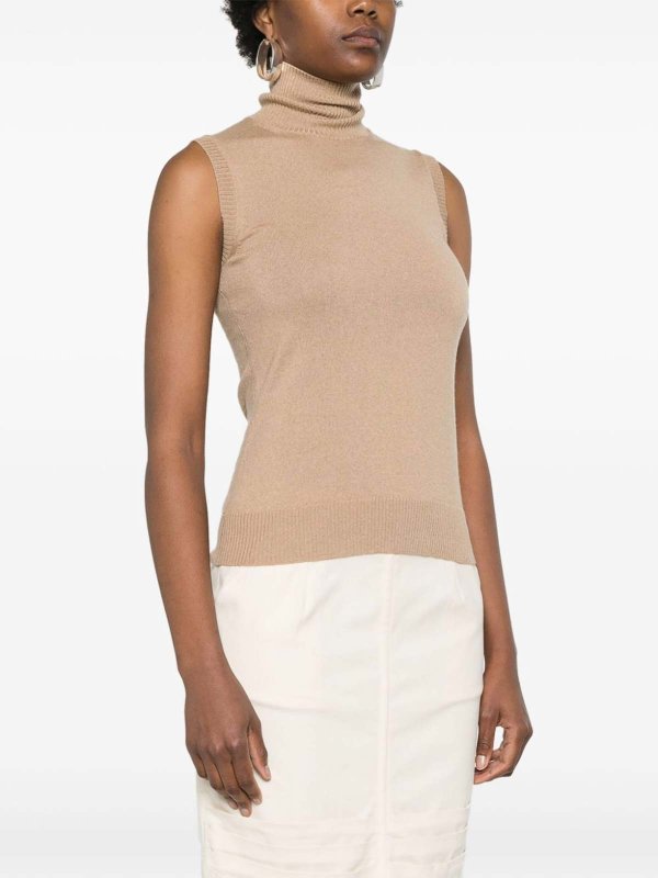 SPORTMAX: クルーネック online - クルーネック - ベージュ