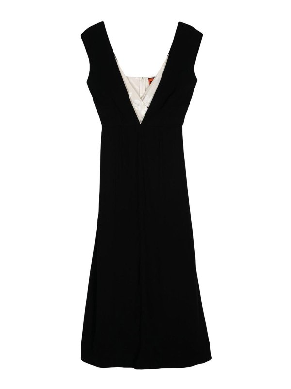 COLVILLE: Knielange Kleider - Knielanges Kleid - Schwarz