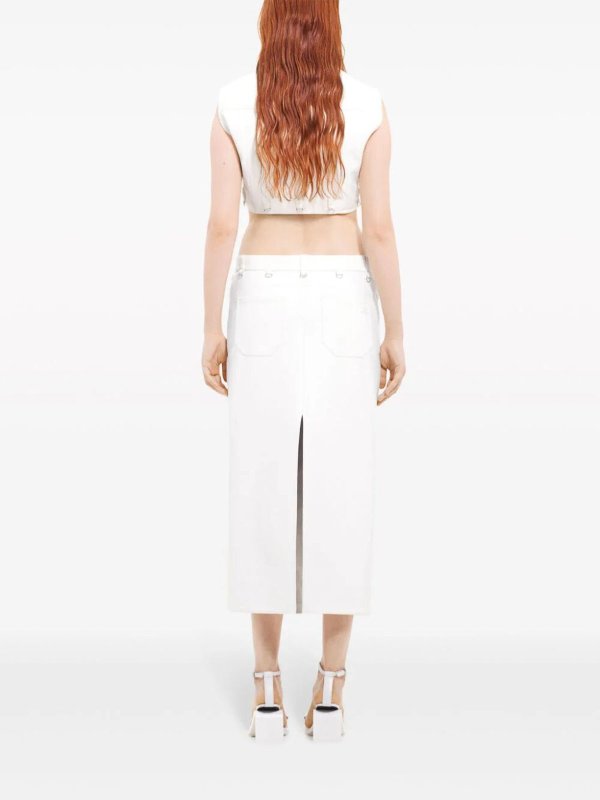 Jupe Midi - Noir shop online: Courreges