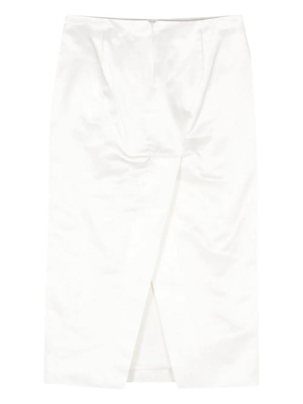 SPORTMAX: ニーレングススカート＆ミディ丈 online - 膝丈/ミディスカート - 白