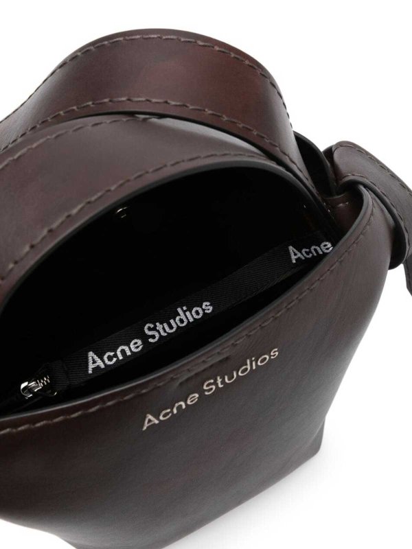 The Best Shops Acne Studios: ショルダーバッグ - ショルダーバッグ - ダークブラウン