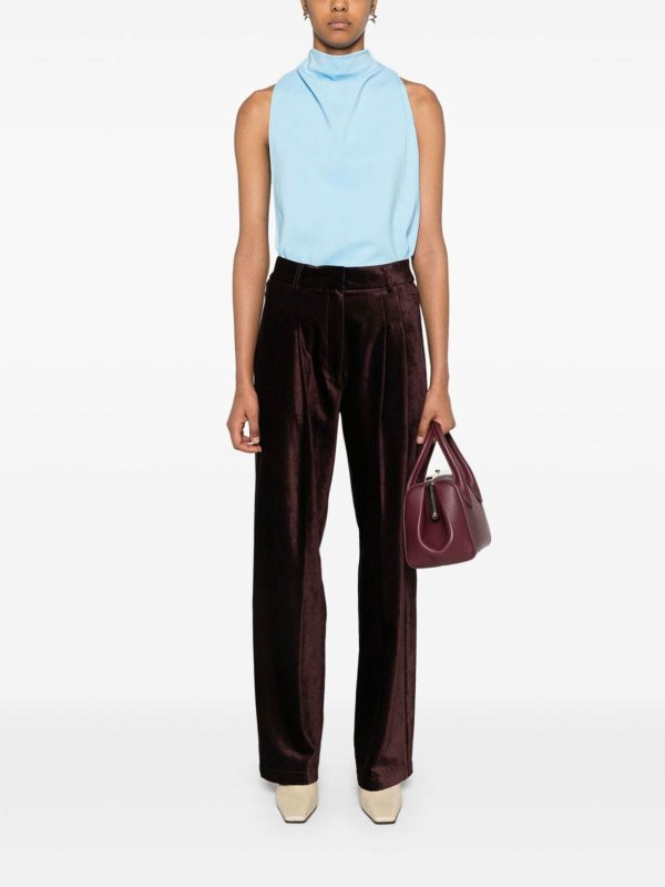 Pantaloni larghi di velluto a coste shop online: FORTE FORTE