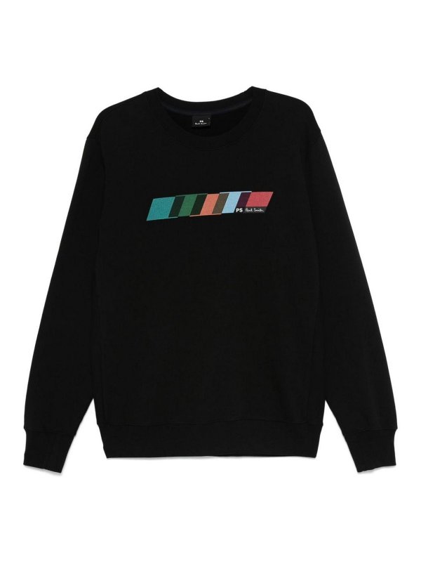 PAUL SMITH: Suéteres con cuello pico - Suéter Cuello Redondo - Negro