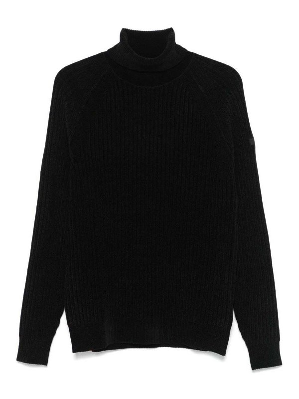RRD Roberto Ricci Designs: crew necks - Ribbed Turtleneck Sweater
