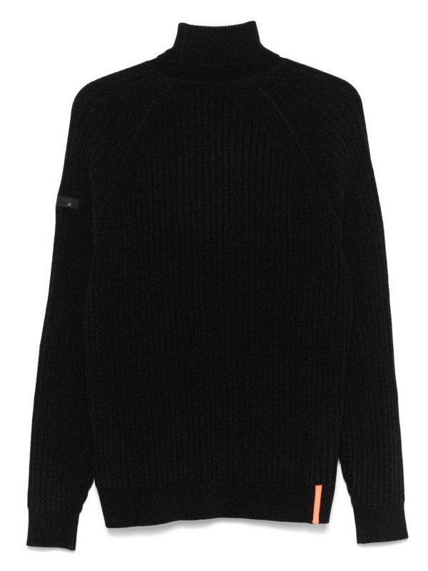 RRD Roberto Ricci Designs: crew necks online - Ribbed Turtleneck Sweater