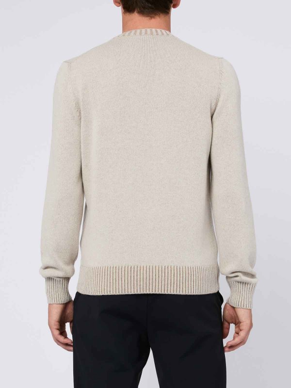 クルーネック - ベージュ shop online: VENGERA