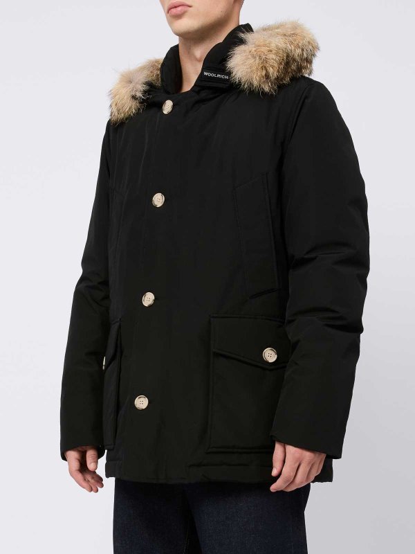WOOLRICH: parkas online - Parka With Fur And Pockets