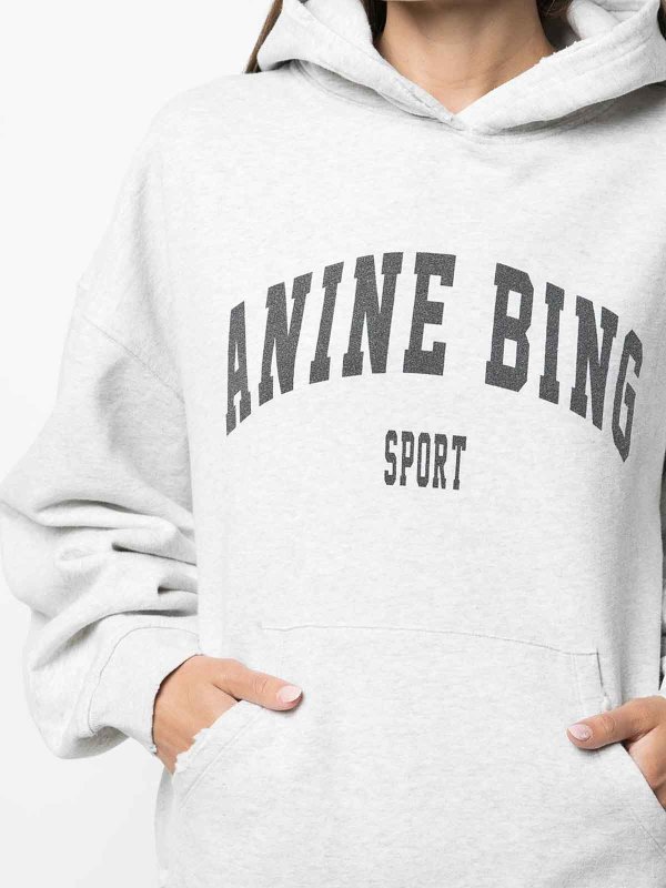 The Best Shops ANINE BING: Sweatshirts & Sweaters - Harvey Logo Sweatshirt