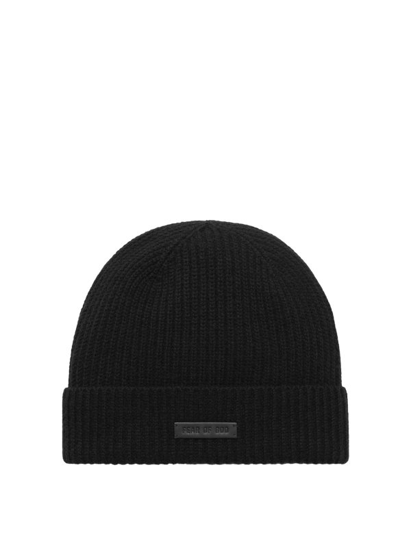 FEAR OF GOD: Bonnets - Bonnet - Noir