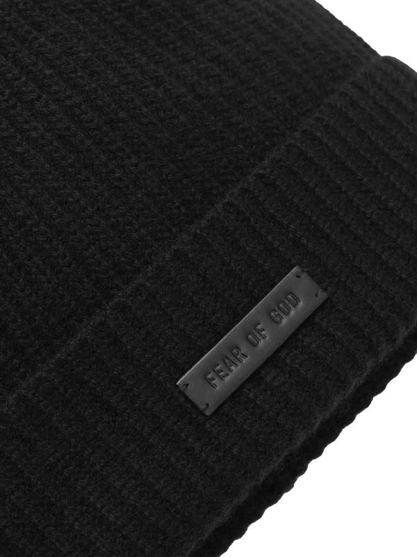 FEAR OF GOD: Bonnets online - Bonnet - Noir
