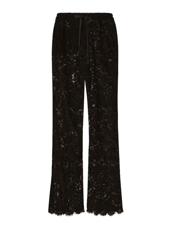 DOLCE & GABBANA: ストレートジーンズ - ストレートジーンズ - 黒