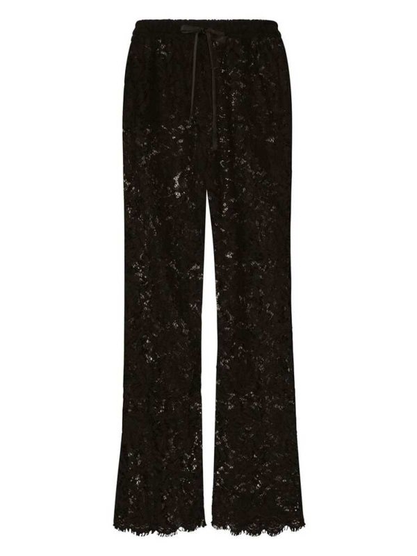 The Best Shops DOLCE & GABBANA: ストレートジーンズ - ストレートジーンズ - 黒