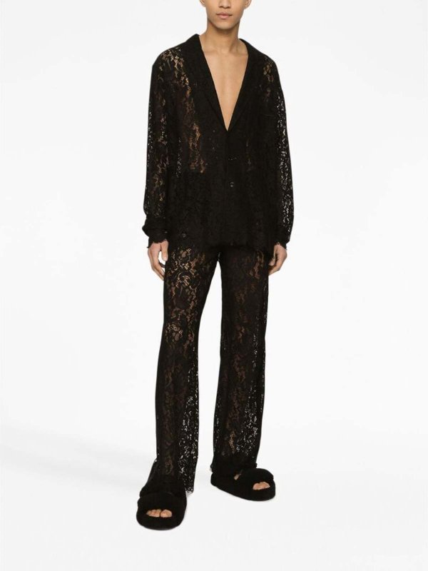 ストレートジーンズ - 黒 shop online: DOLCE & GABBANA