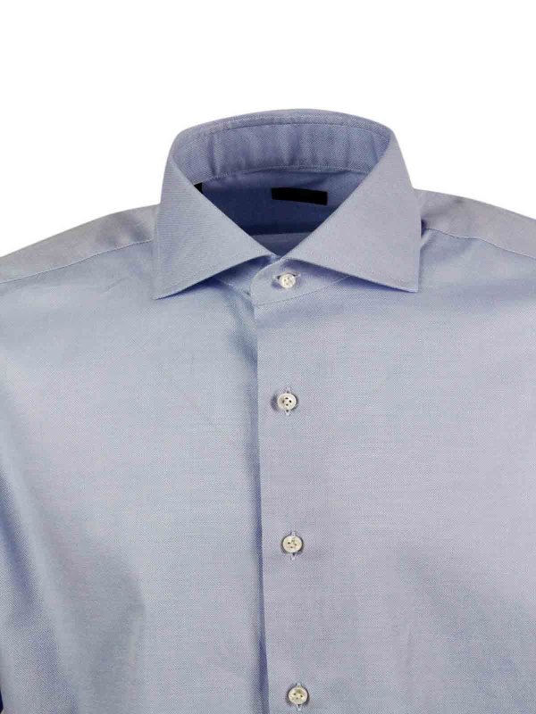 Hemd - Hellblau shop online: BARBA NAPOLI