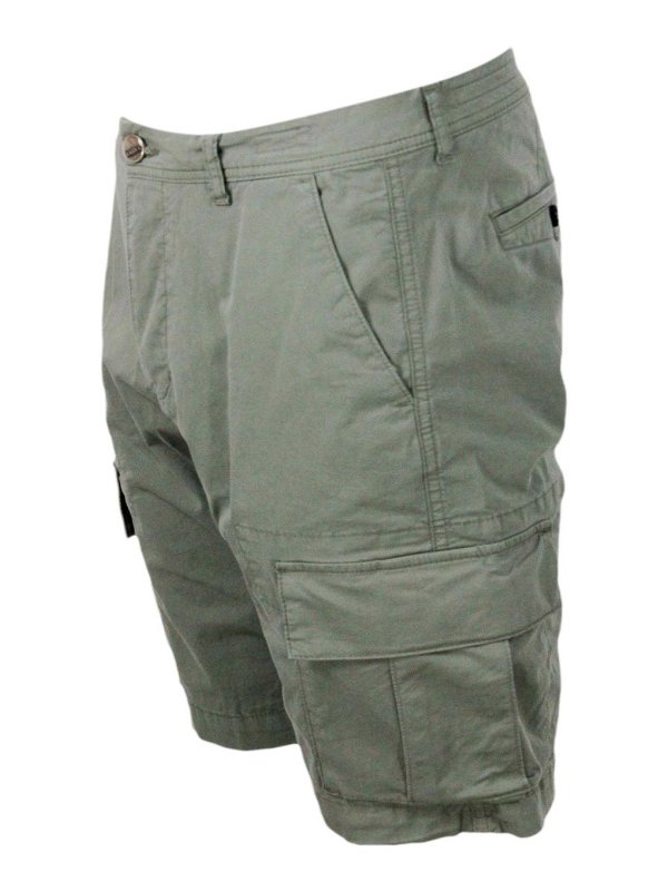 BARBA NAPOLI: Trousers Shorts online - Shorts Green