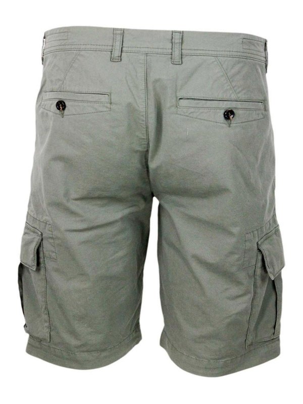 The Best Shops BARBA NAPOLI: Trousers Shorts - Shorts Green