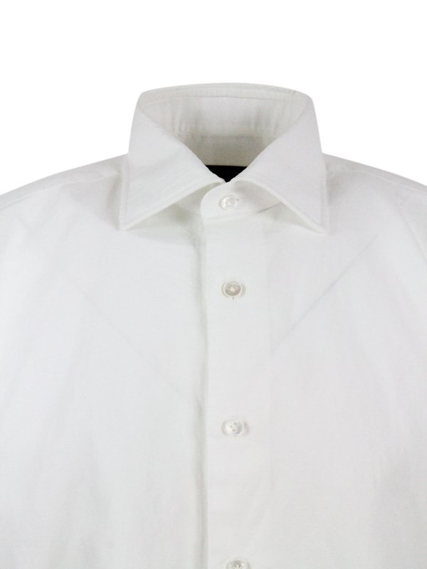 Camicia Bianco shop online: BARBA NAPOLI