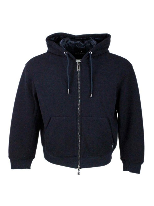 ARMANI EXCHANGE: casual jackets - Jacket  Blue