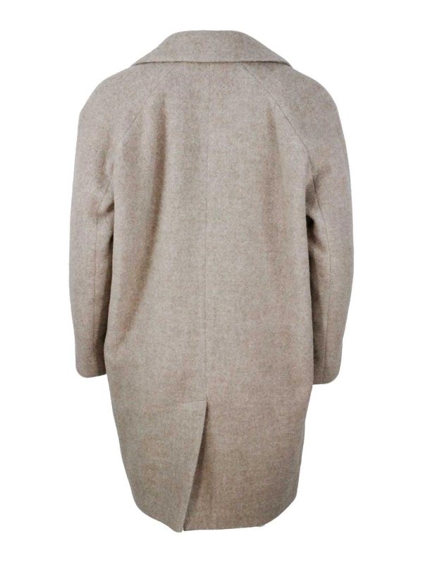 The Best Shops BARBA NAPOLI: Kurze Mäntel - Kurzer Mantel - Beige