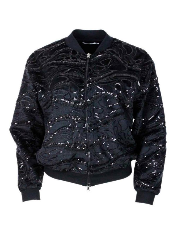 BARBA NAPOLI: カジュアルジャケット - カジュアルジャケット - 黒