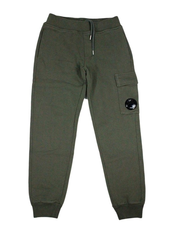 C.P. COMPANY: casual trousers - Trousers Green