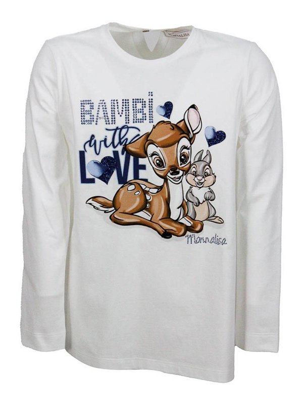 MONNALISA: t-shirt - T-Shirt Bianco