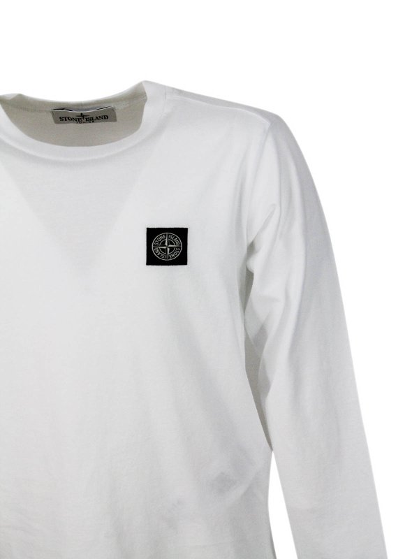 Stone Island Junior: T-shirts online - T-Shirt - Weiß