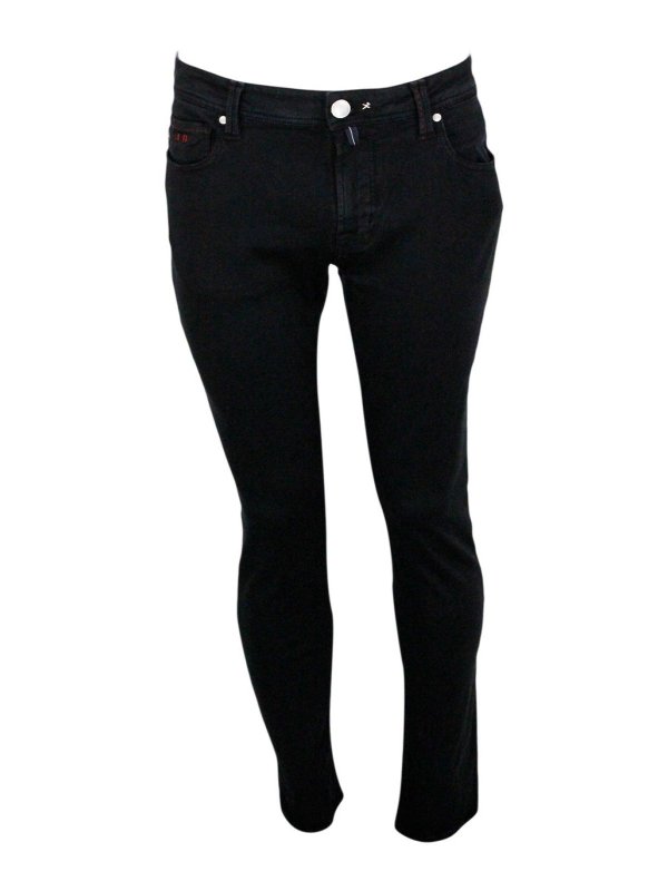 TRAMAROSSA: Pantalones casual - Pantalón Casual - Negro