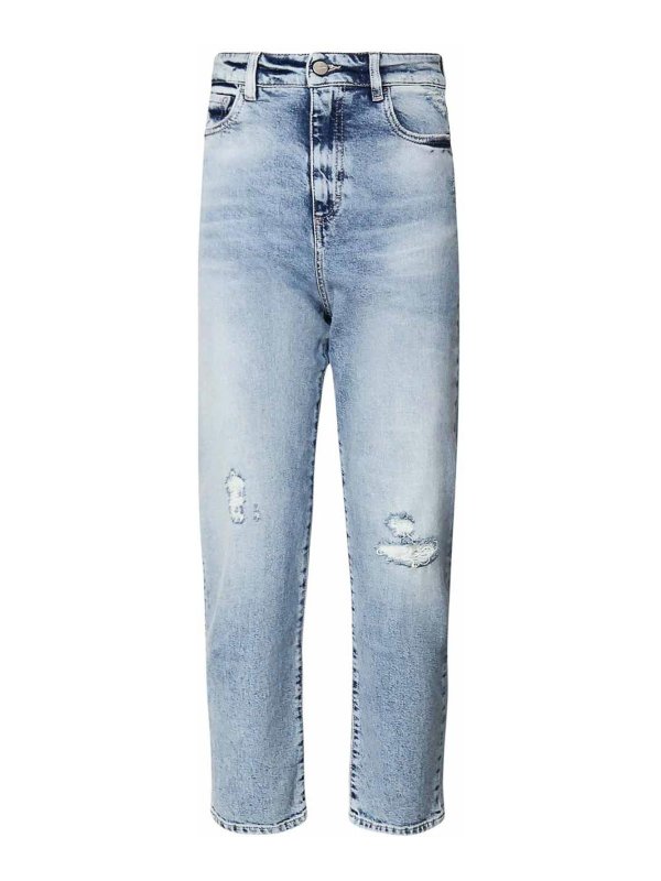 ICON DENIM: bootcut jeans - Karolina Cotton Denim Jeans