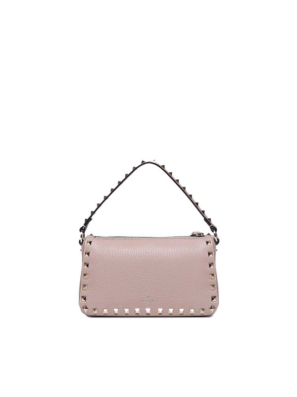 VALENTINO GARAVANI: cross body bags online - Rockstud Shoulder Bag In Calfskin